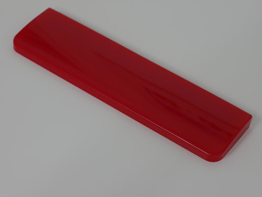 Solid Color Resin Keyboard Wrist Rest (Red) - Desk Cookies