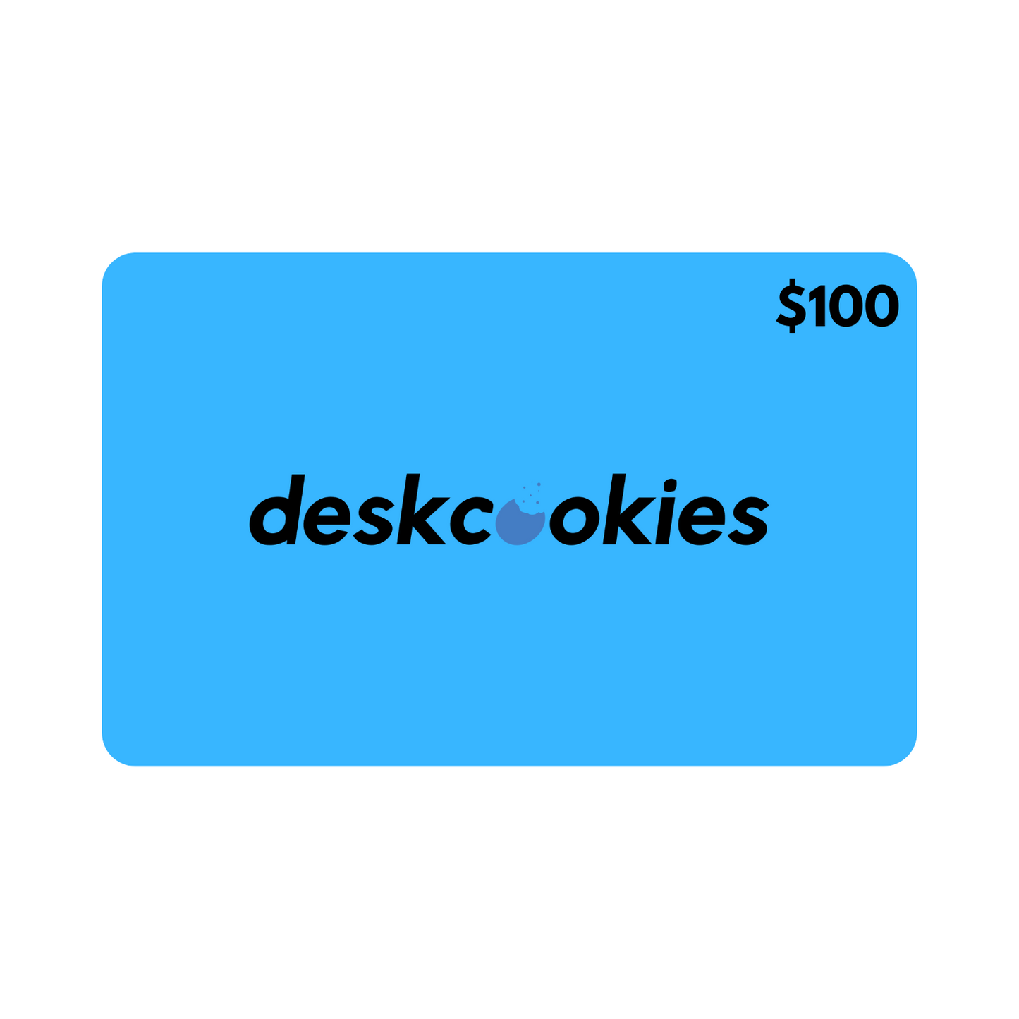 A $100 Desk Cookies digital gift card.