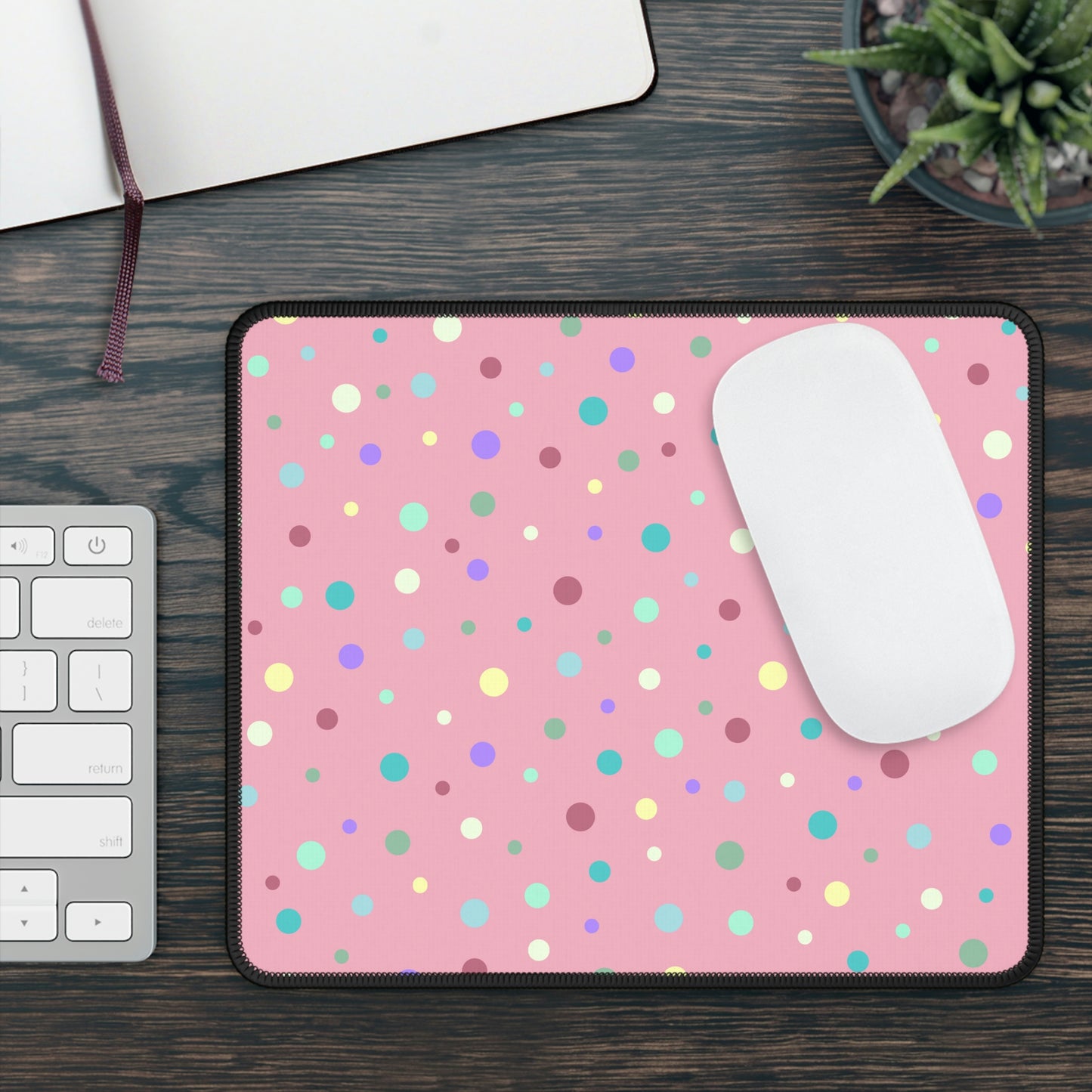 Colorful Dots Gaming Mouse Pad - Desk Cookies