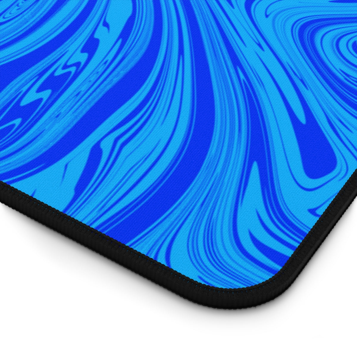 Blue Swirl Desk Mat - Desk Cookies