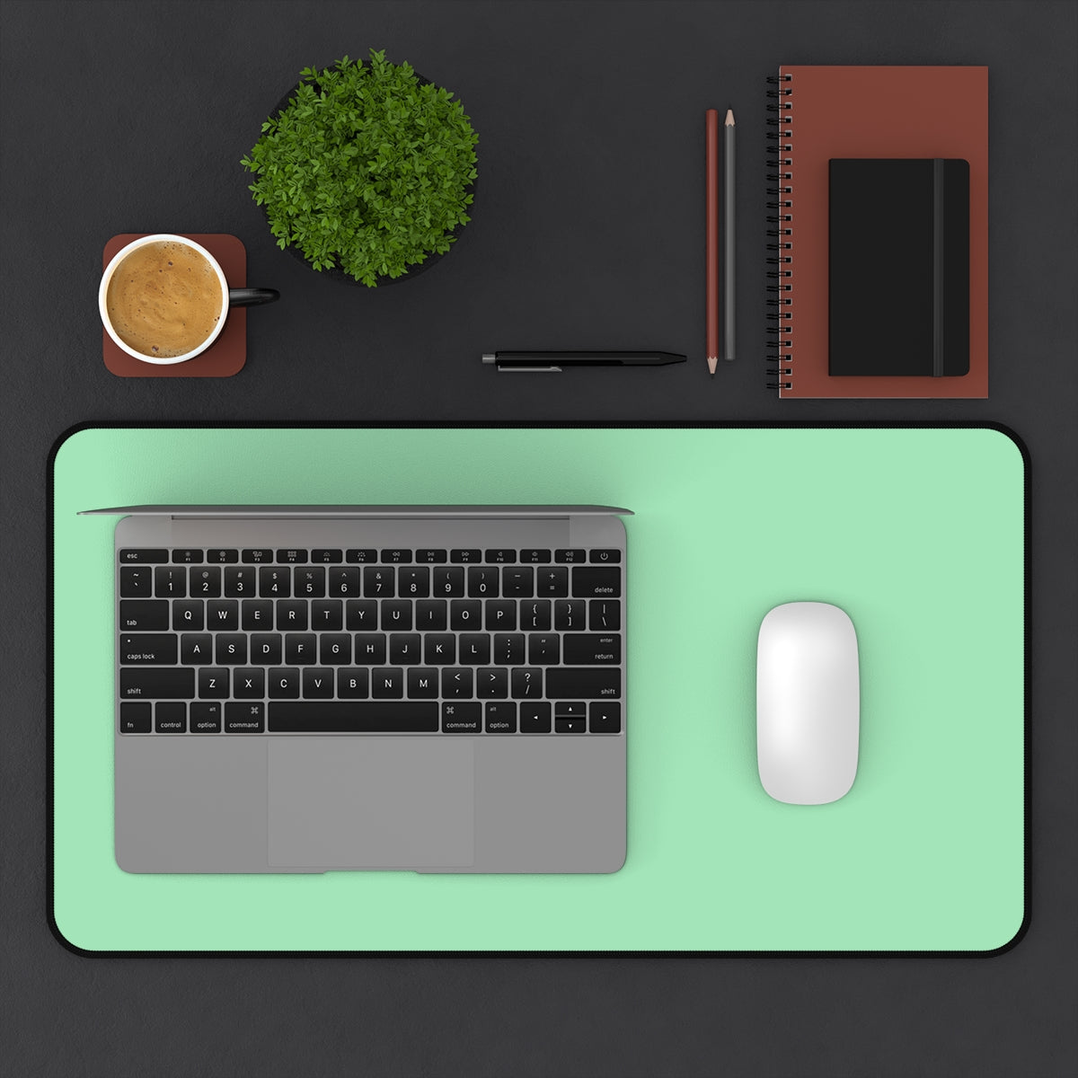 Mint Green Desk Mat - Desk Cookies