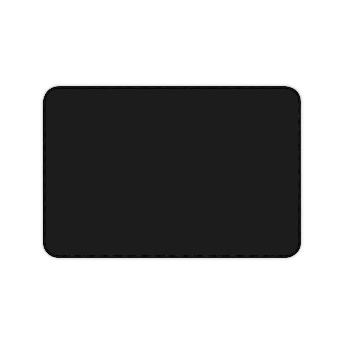 Black Desk Mat - Desk Cookies