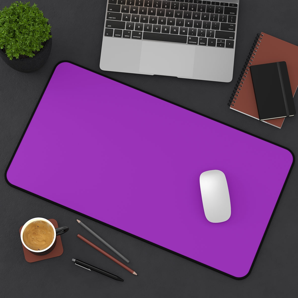 Purple Desk Mat - Desk Cookies