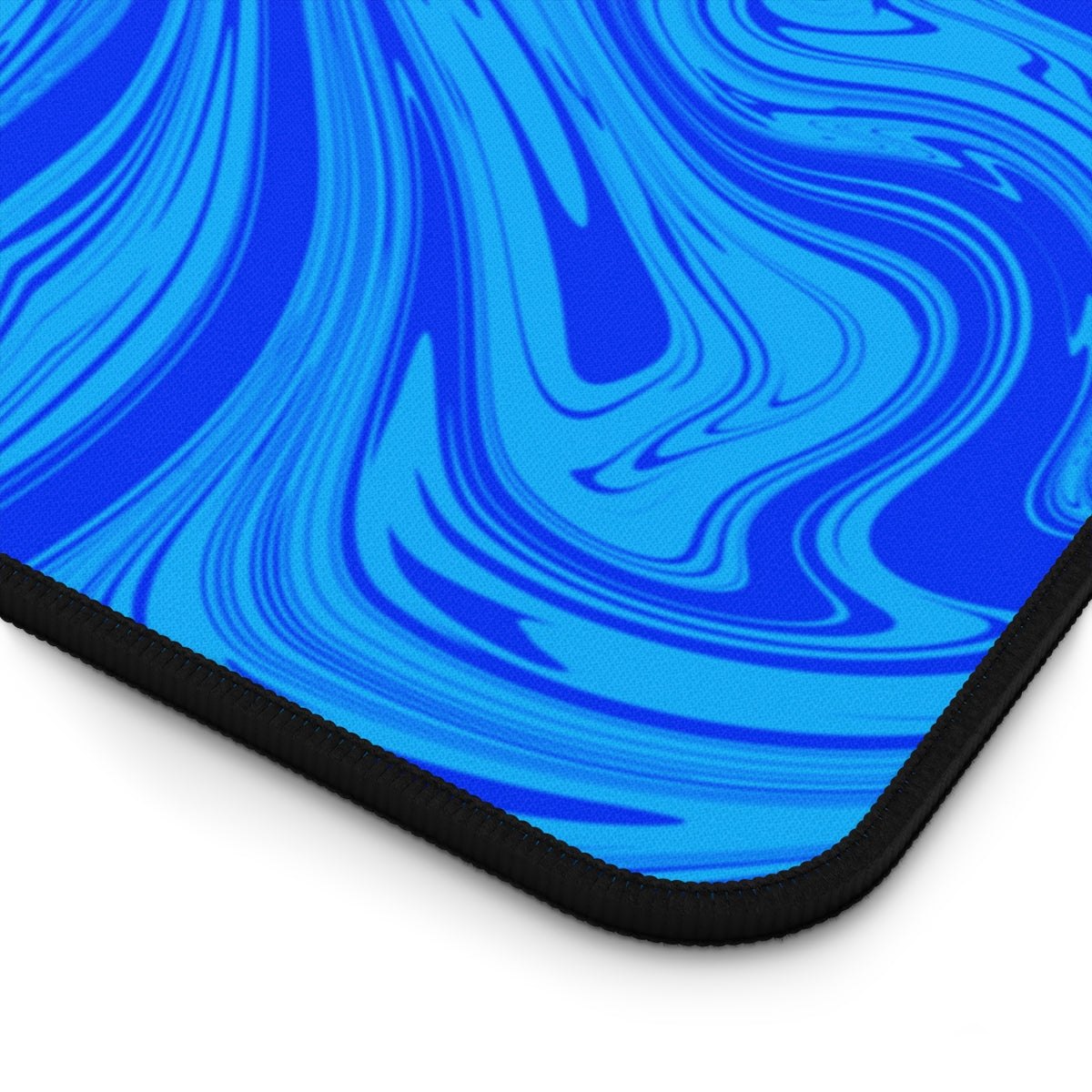 Blue Swirl Desk Mat - Desk Cookies