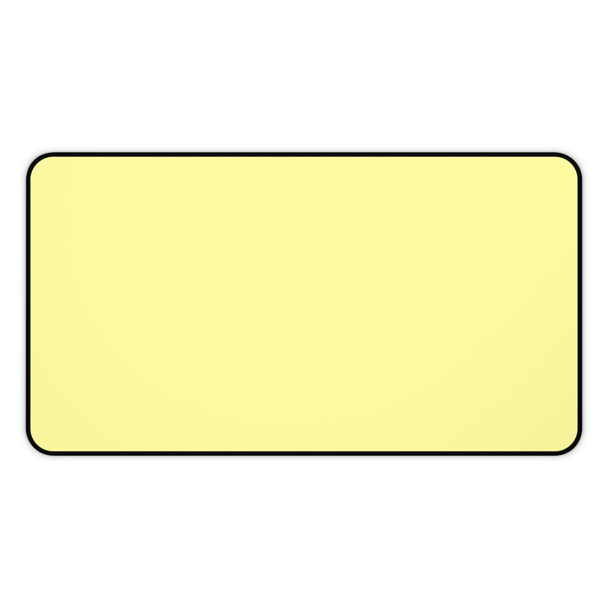 Pastel Yellow Desk Mat - Desk Cookies