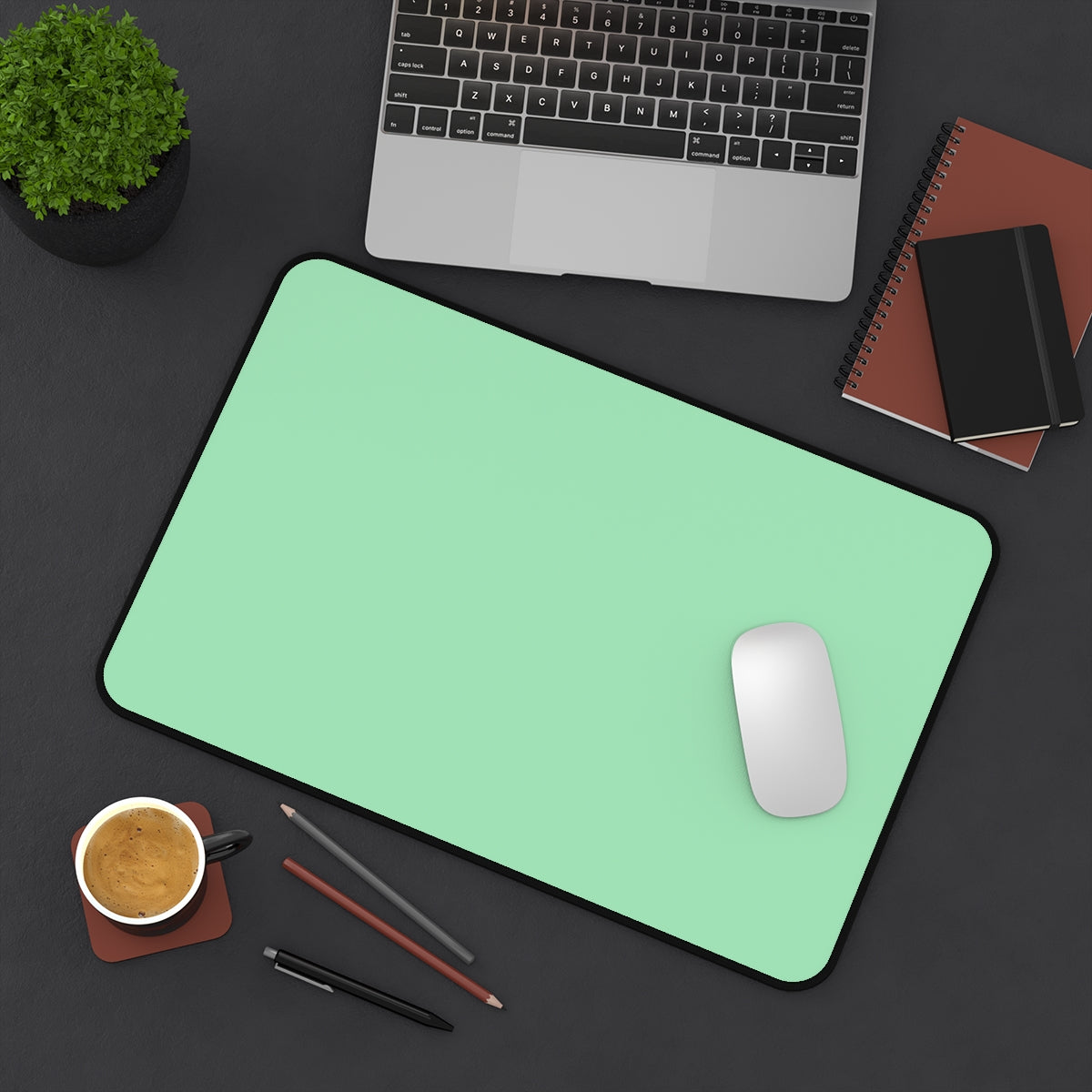 Mint Green Desk Mat - Desk Cookies