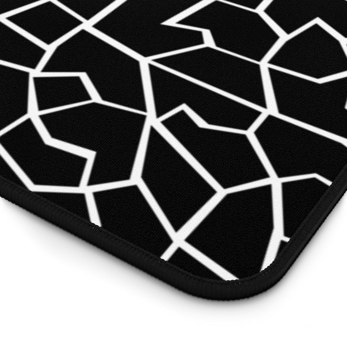 Black & White Giraffe Pattern Desk Mat - Desk Cookies