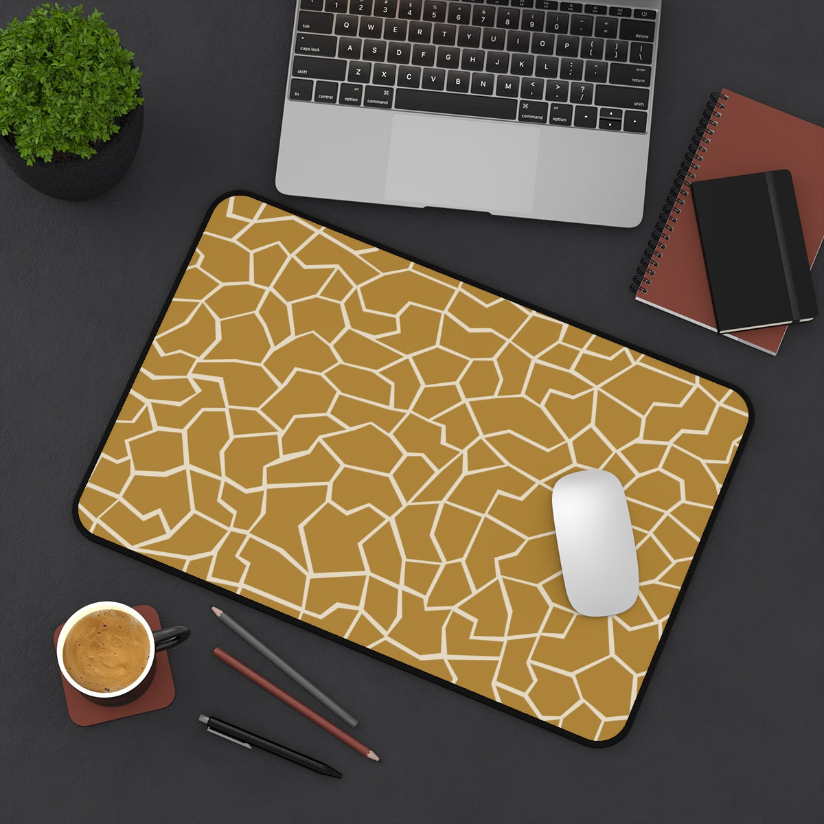Giraffe Pattern Desk Mat - Desk Cookies