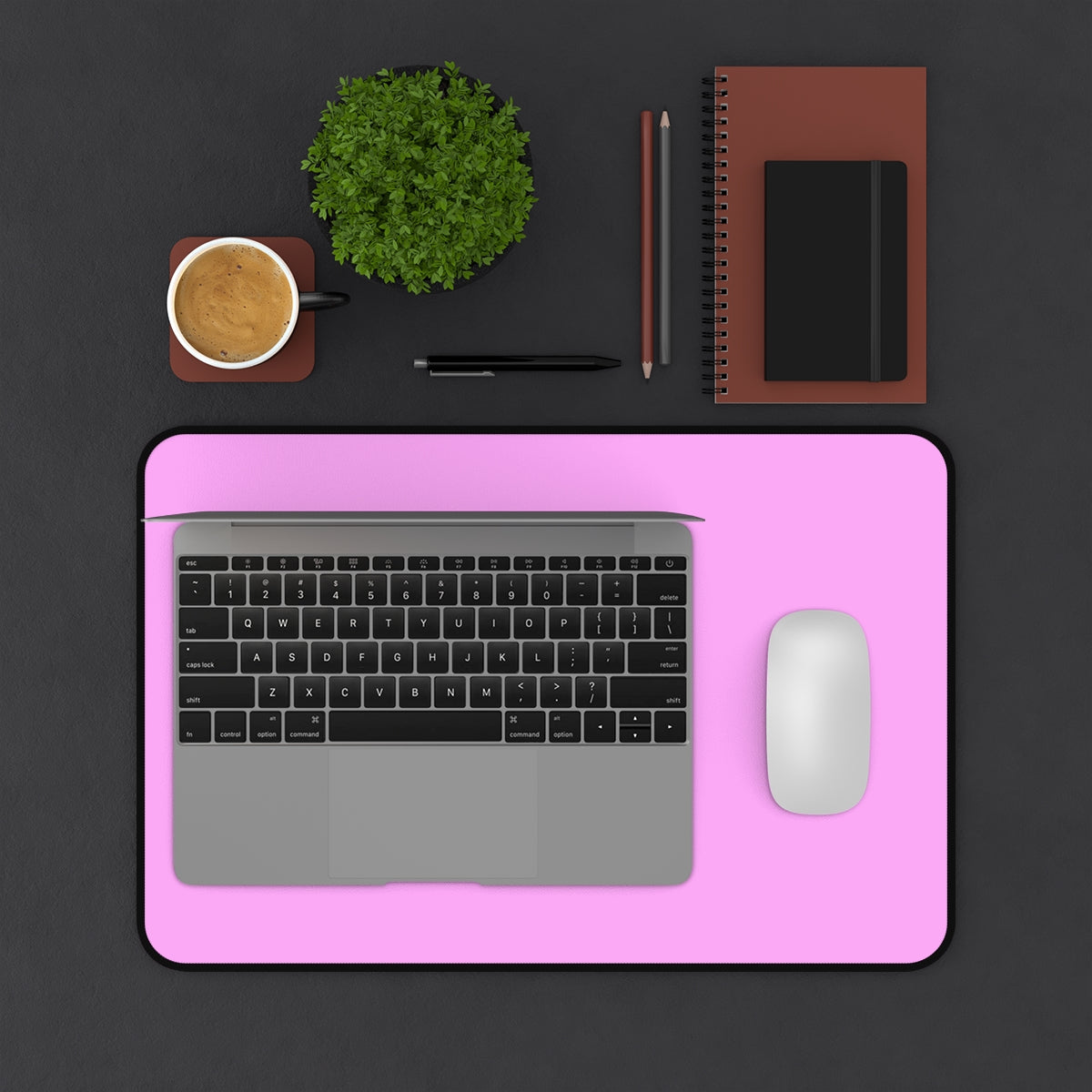 Pink Desk Mat - Desk Cookies