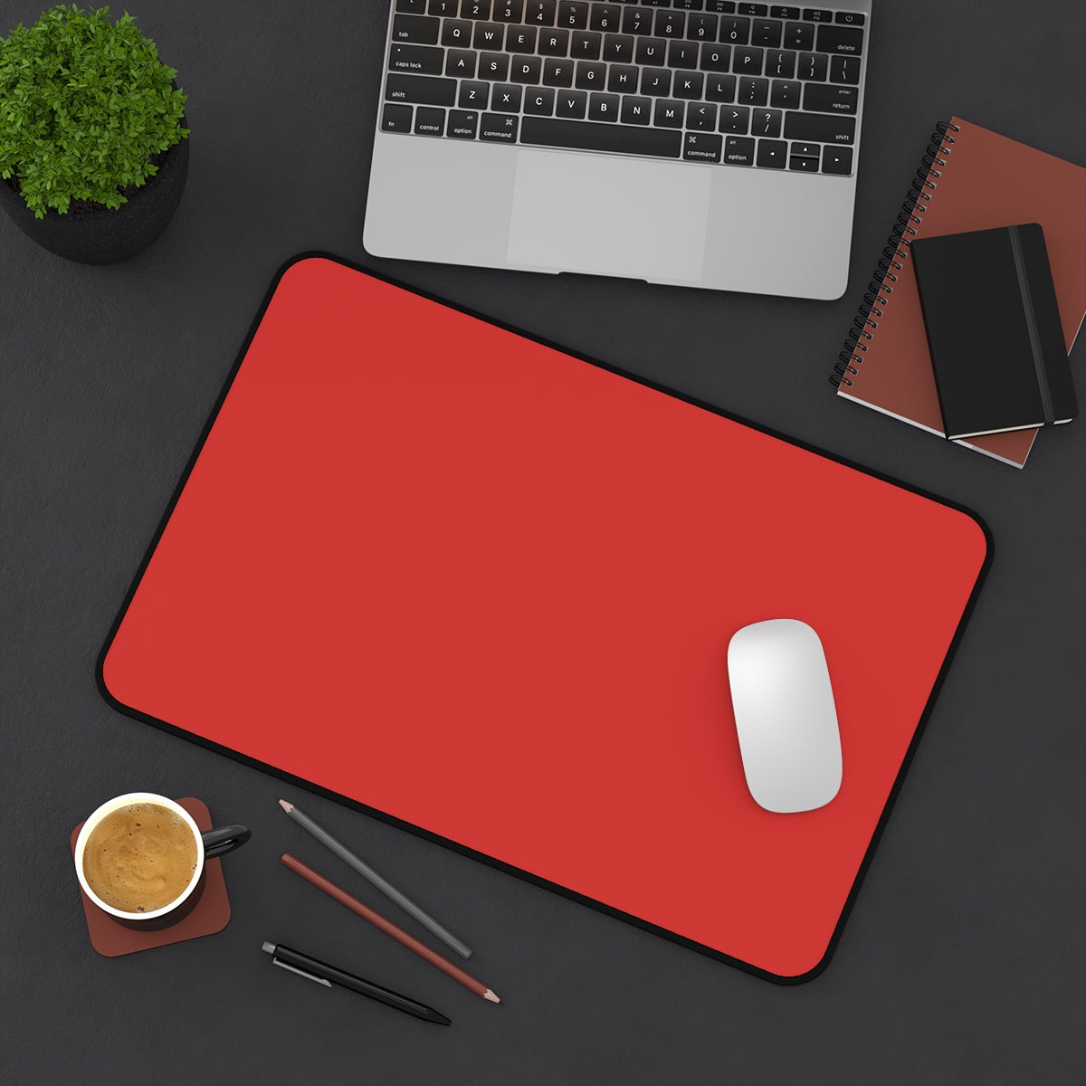 Red Desk Mat - Desk Cookies