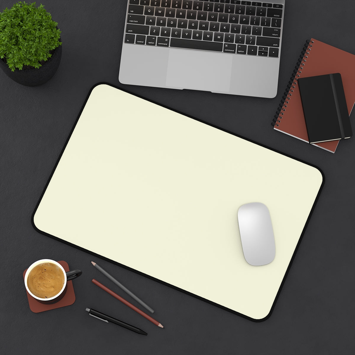 Beige Desk Mat - Desk Cookies