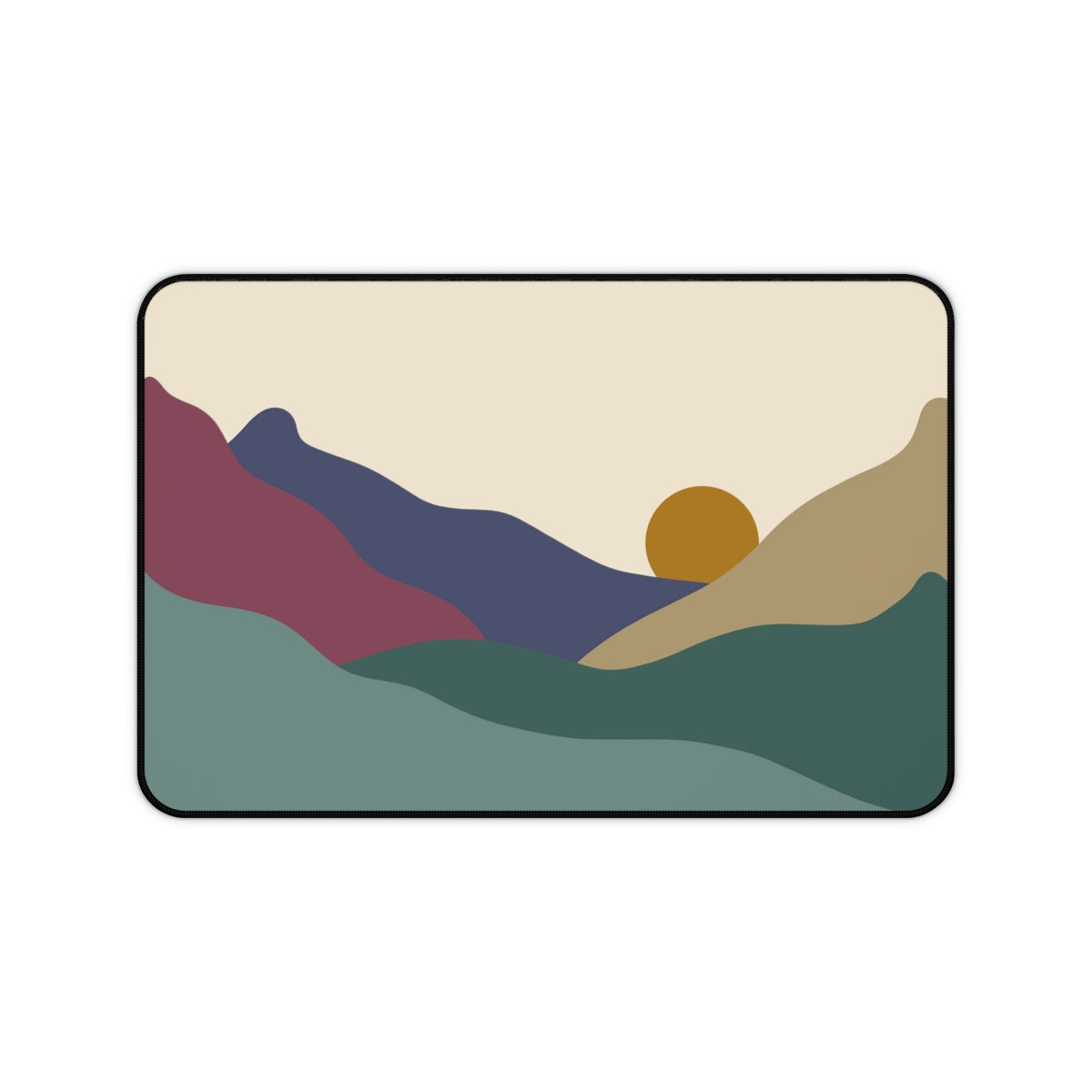 Boho Mountains Desk Mat - Desk Cookies