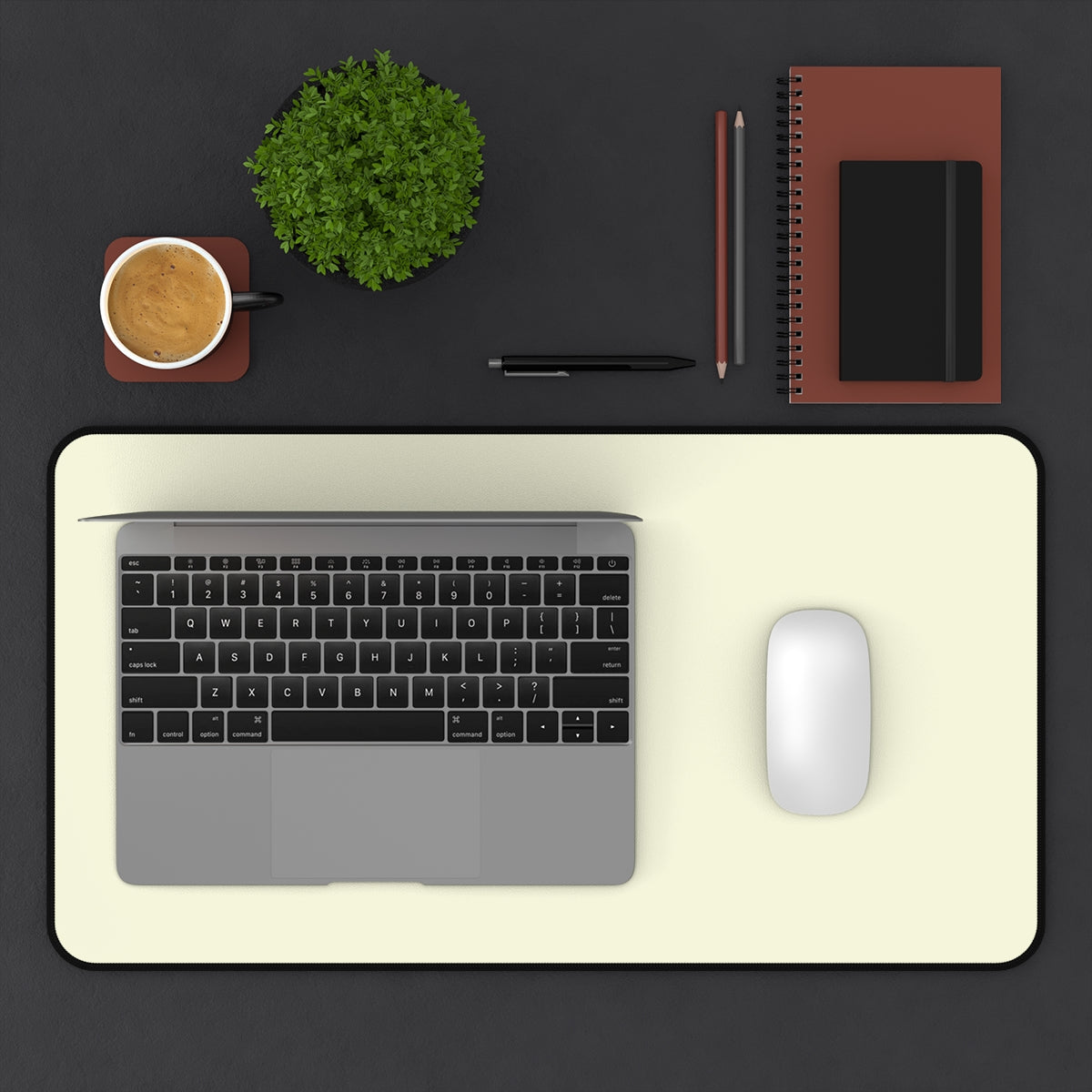 Beige Desk Mat - Desk Cookies