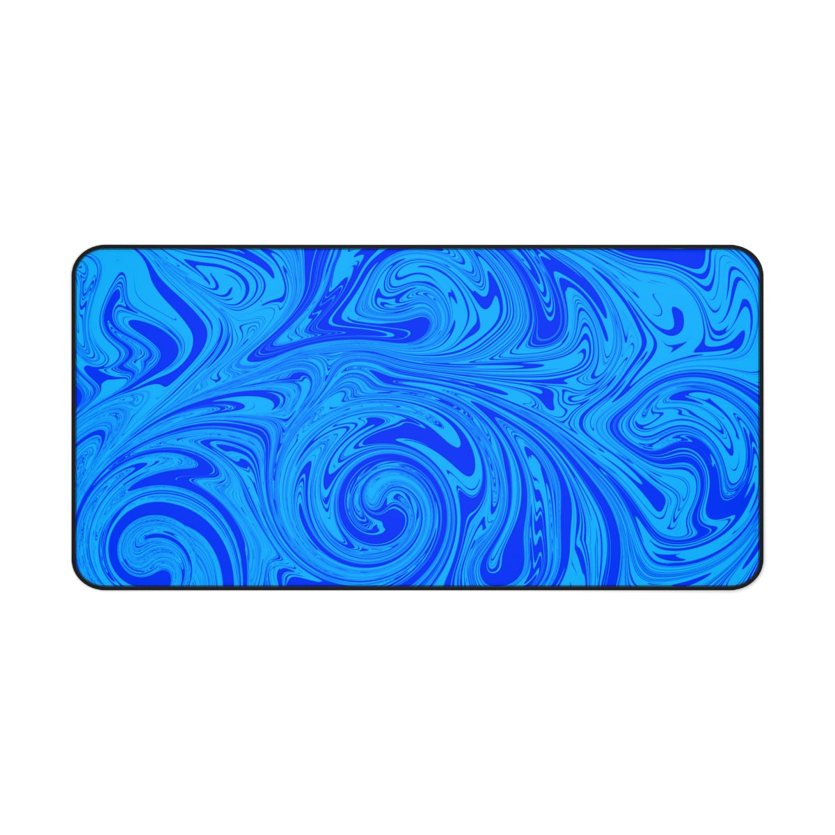Blue Swirl Desk Mat - Desk Cookies