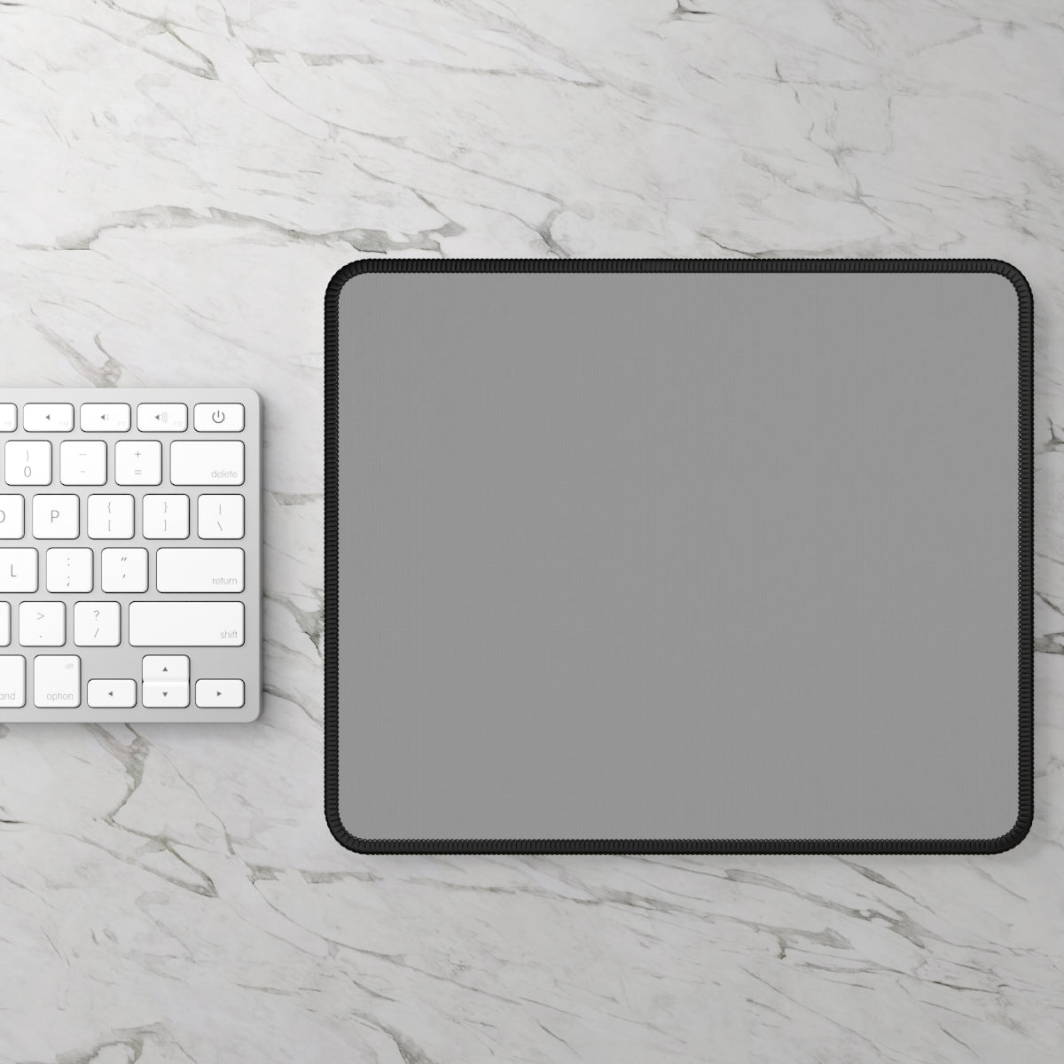 Gray Gaming Mouse Pad - Desk Cookies