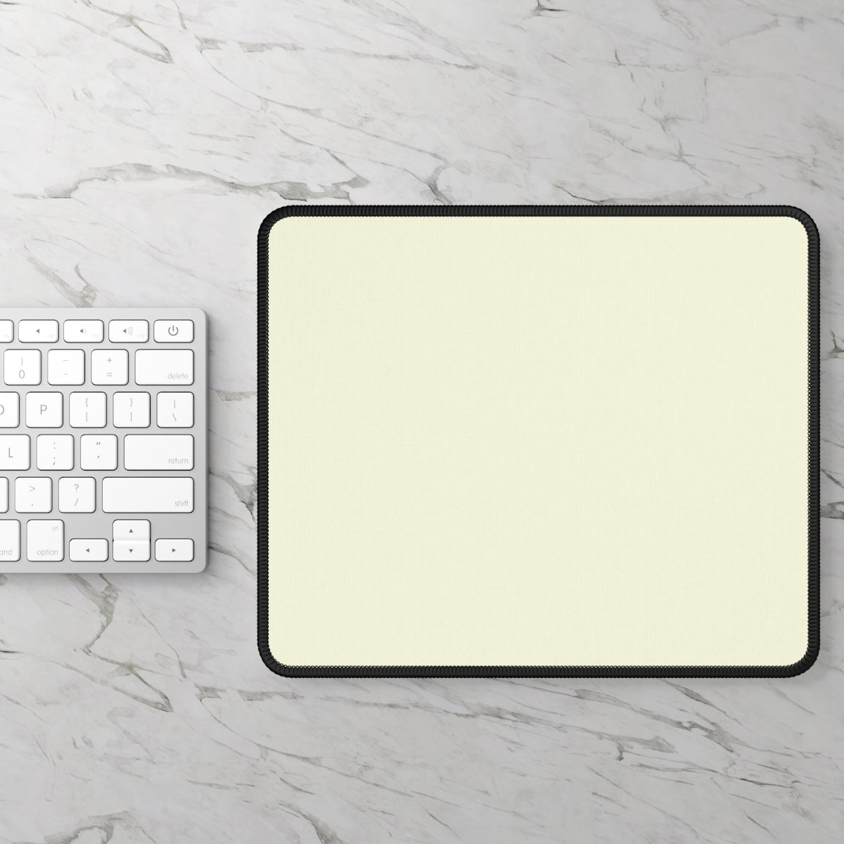 Beige Gaming Mouse Pad - Desk Cookies