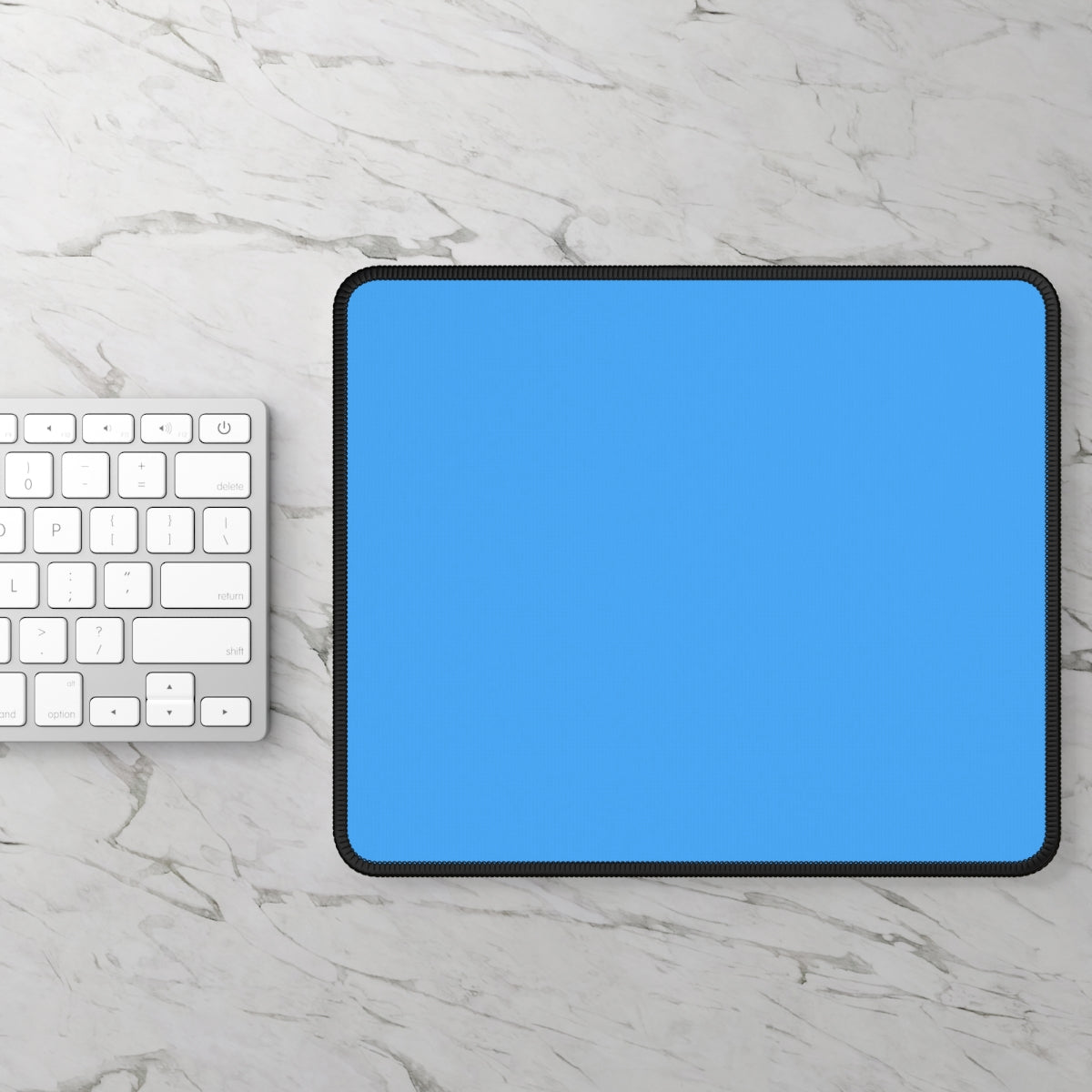 Blue Gaming Mouse Pad - Desk Cookies