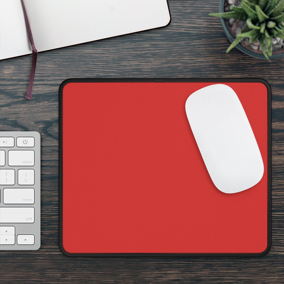Red Gaming Mouse Pad - Desk Cookies