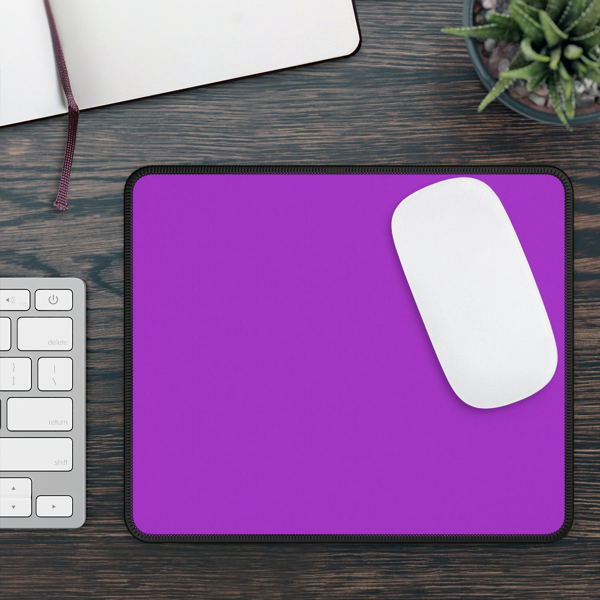 Purple Gaming Mouse Pad - Desk Cookies