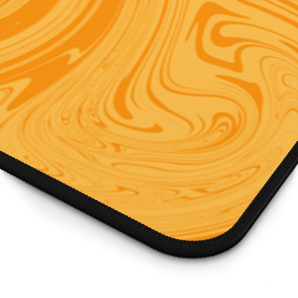 Orange Swirl Desk Mat - Desk Cookies