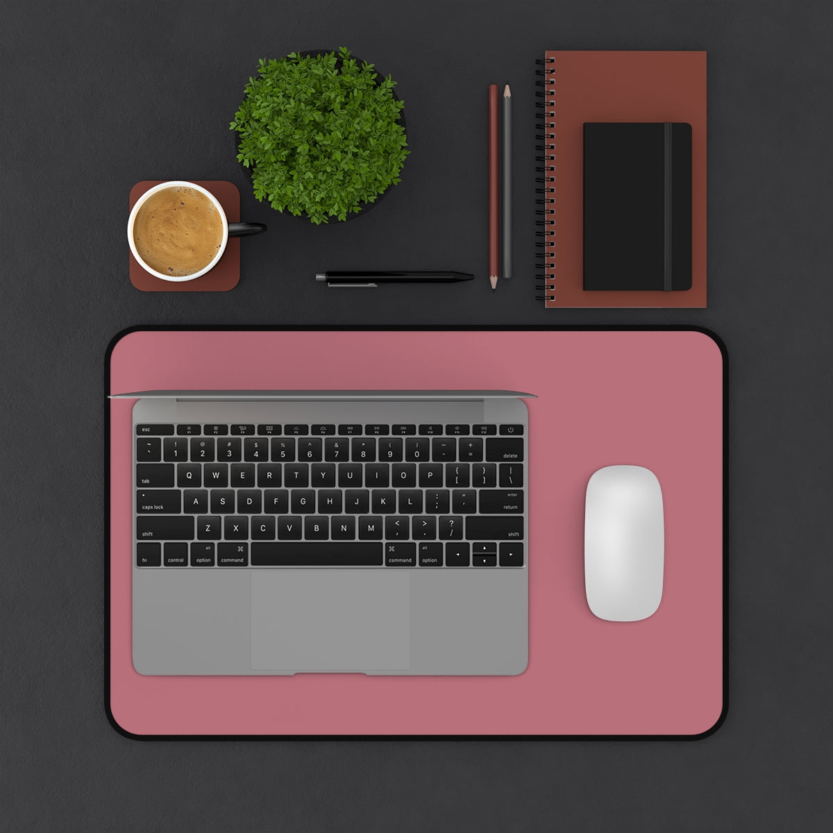 Rose Gold Desk Mat - Desk Cookies