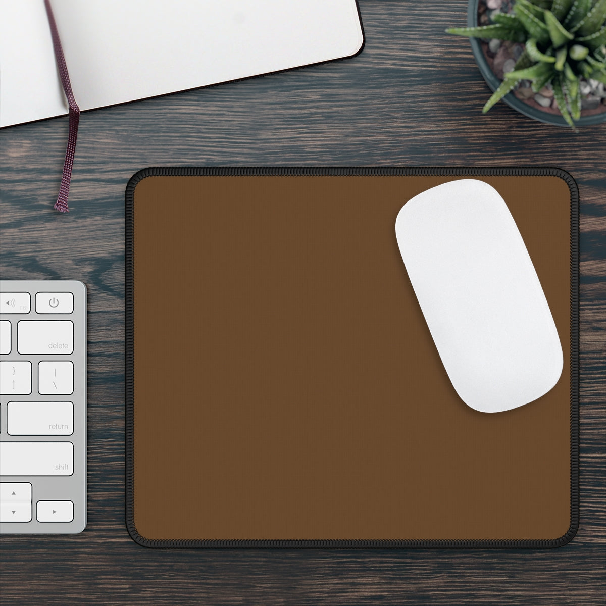 Brown Gaming Mouse Pad - Desk Cookies