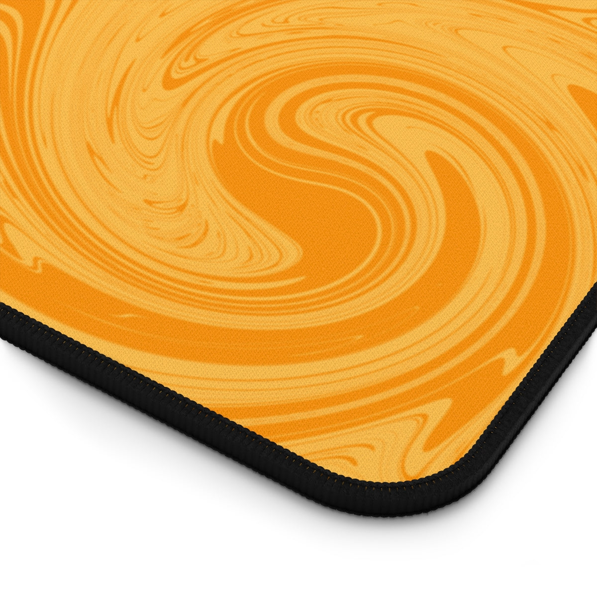 Orange Swirl Desk Mat - Desk Cookies