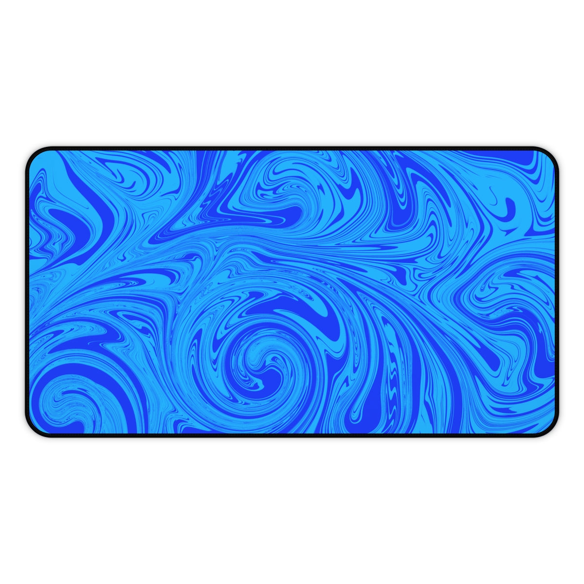 Blue Swirl Desk Mat - Desk Cookies