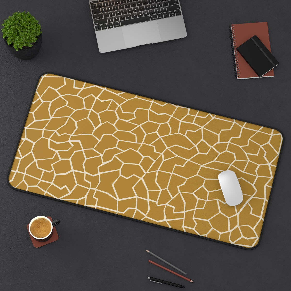Giraffe Pattern Desk Mat - Desk Cookies