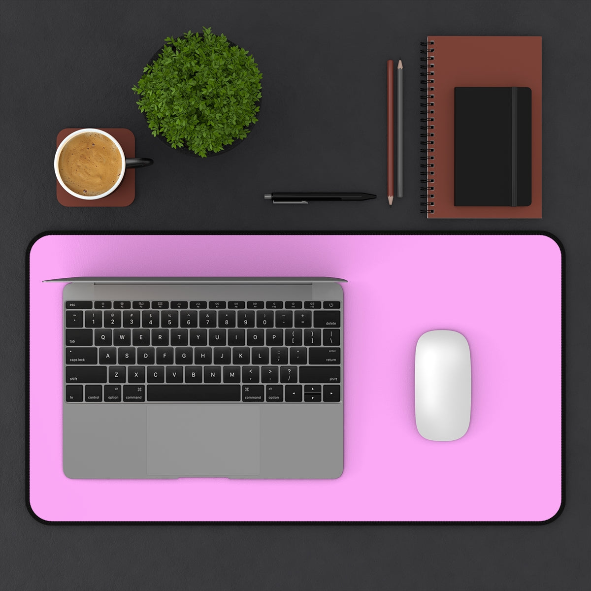 Pink Desk Mat - Desk Cookies
