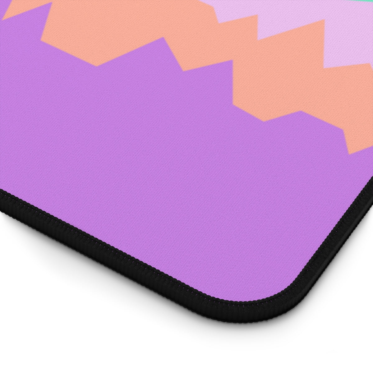 Colorful Abstract Mountains Desk Mat - Desk Cookies