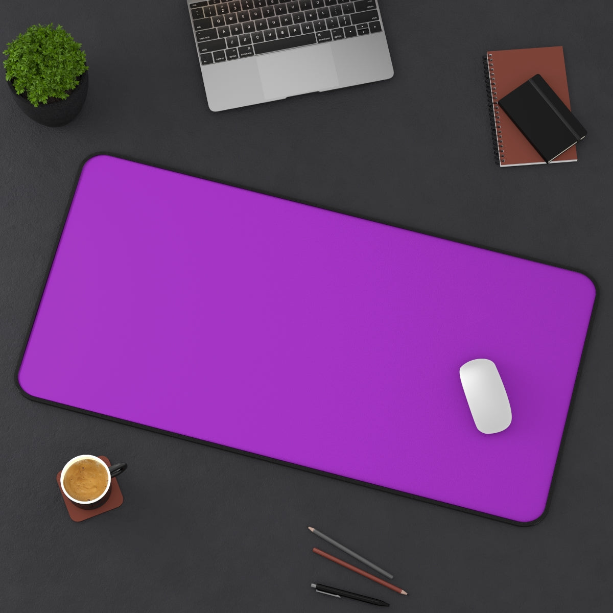 Purple Desk Mat - Desk Cookies