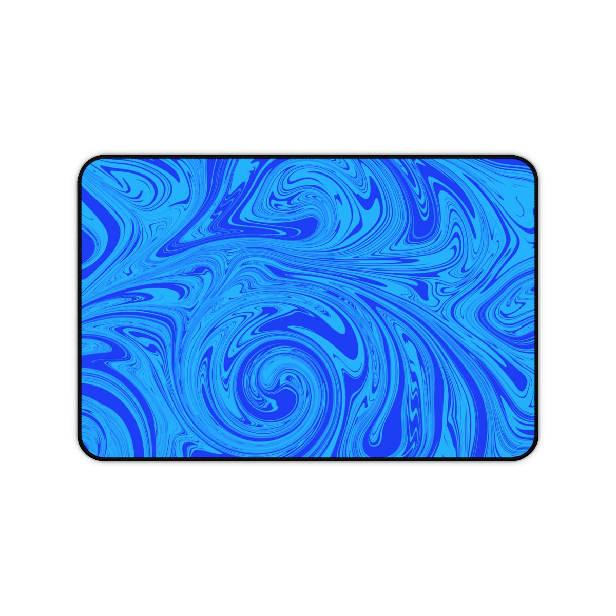 Blue Swirl Desk Mat - Desk Cookies