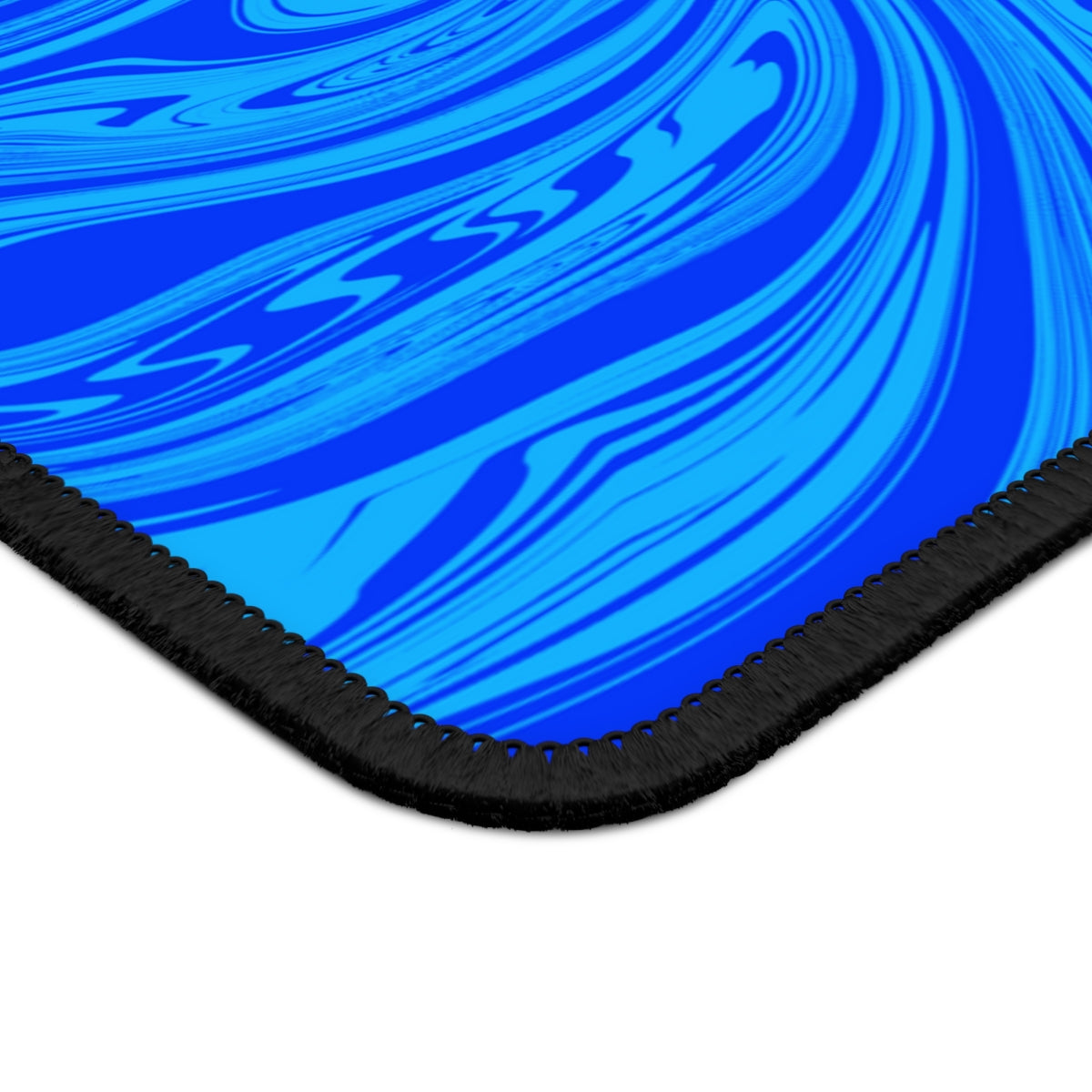 Blue Swirl Gaming Mouse Pad - Desk Cookies