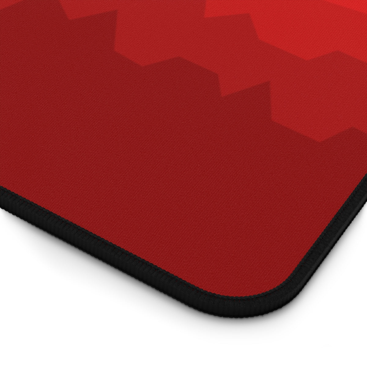 Red Abstract Mountains Desk Mat - Desk Cookies