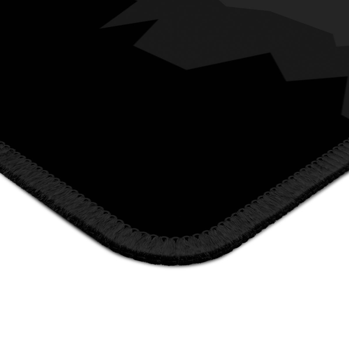 Black & Gray Abstract Mountains Gaming Mouse Pad - Desk Cookies