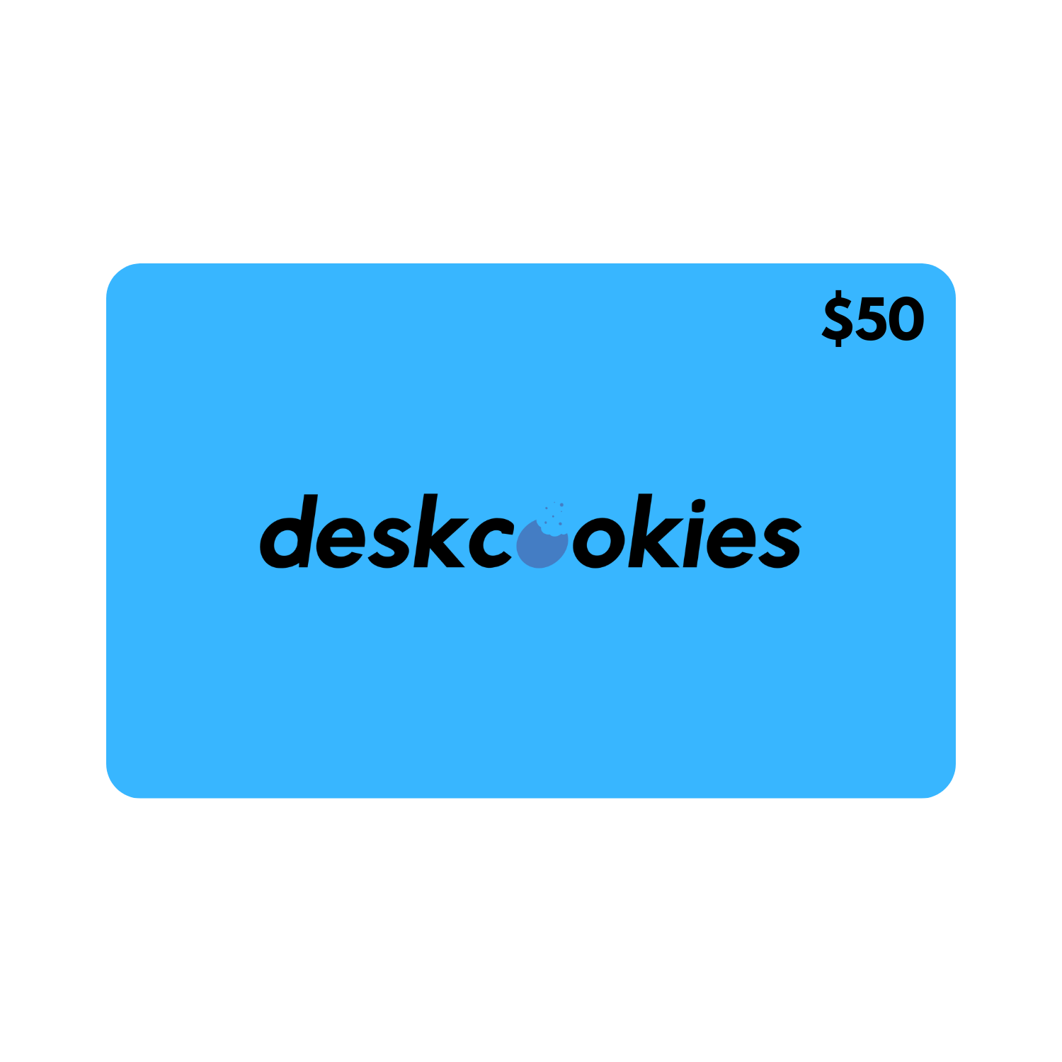 A $50 Desk Cookies digital gift card.
