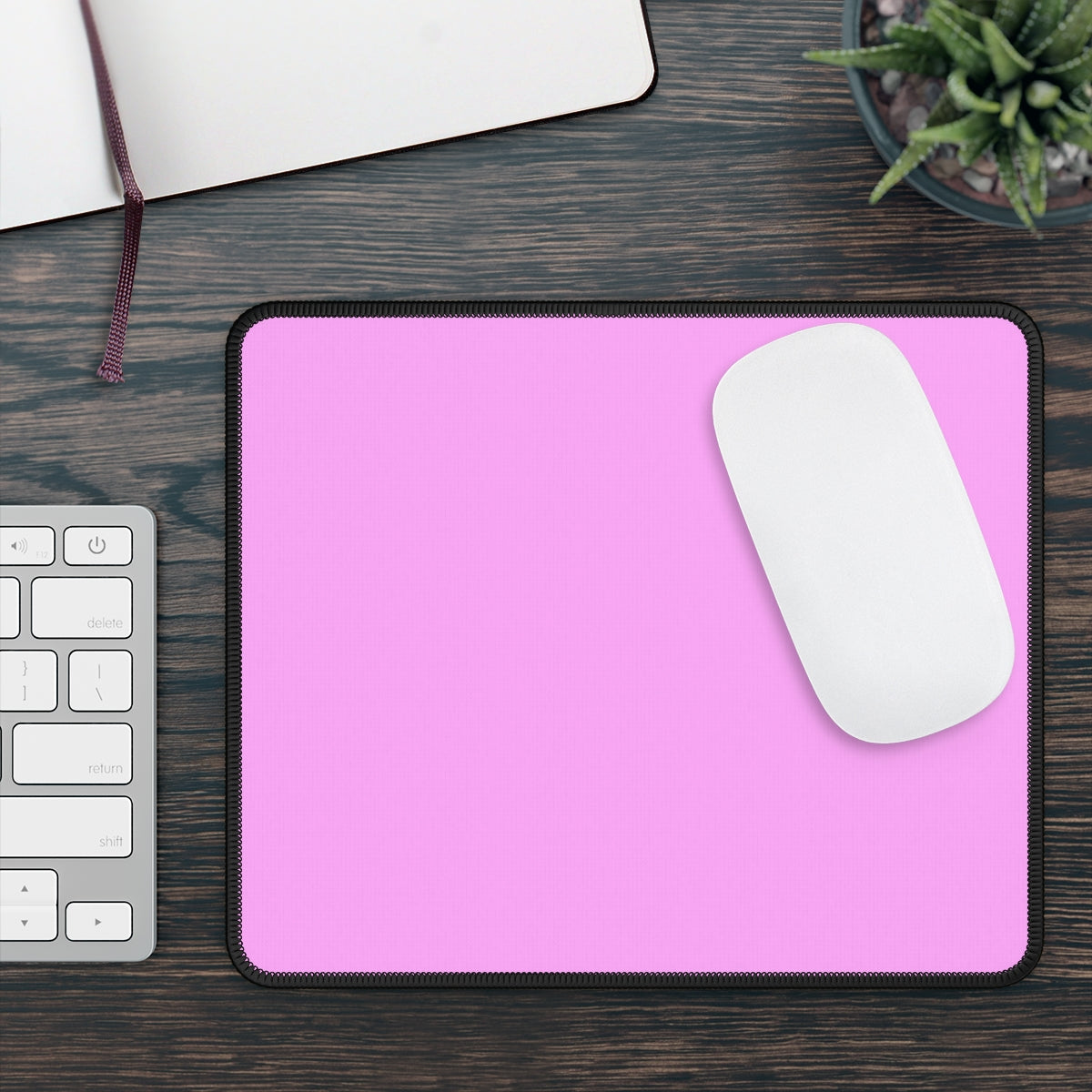 Pink Gaming Mouse Pad - Desk Cookies