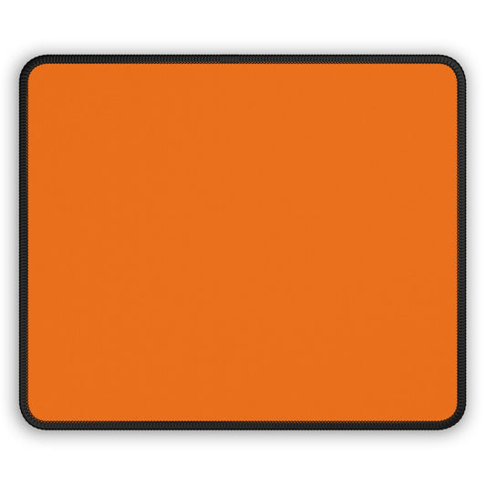 Orange Gaming Mouse Pad - Desk Cookies