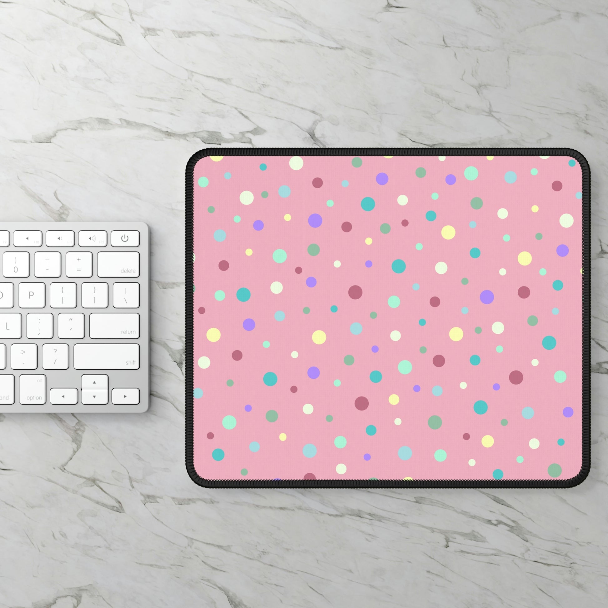 Colorful Dots Gaming Mouse Pad - Desk Cookies