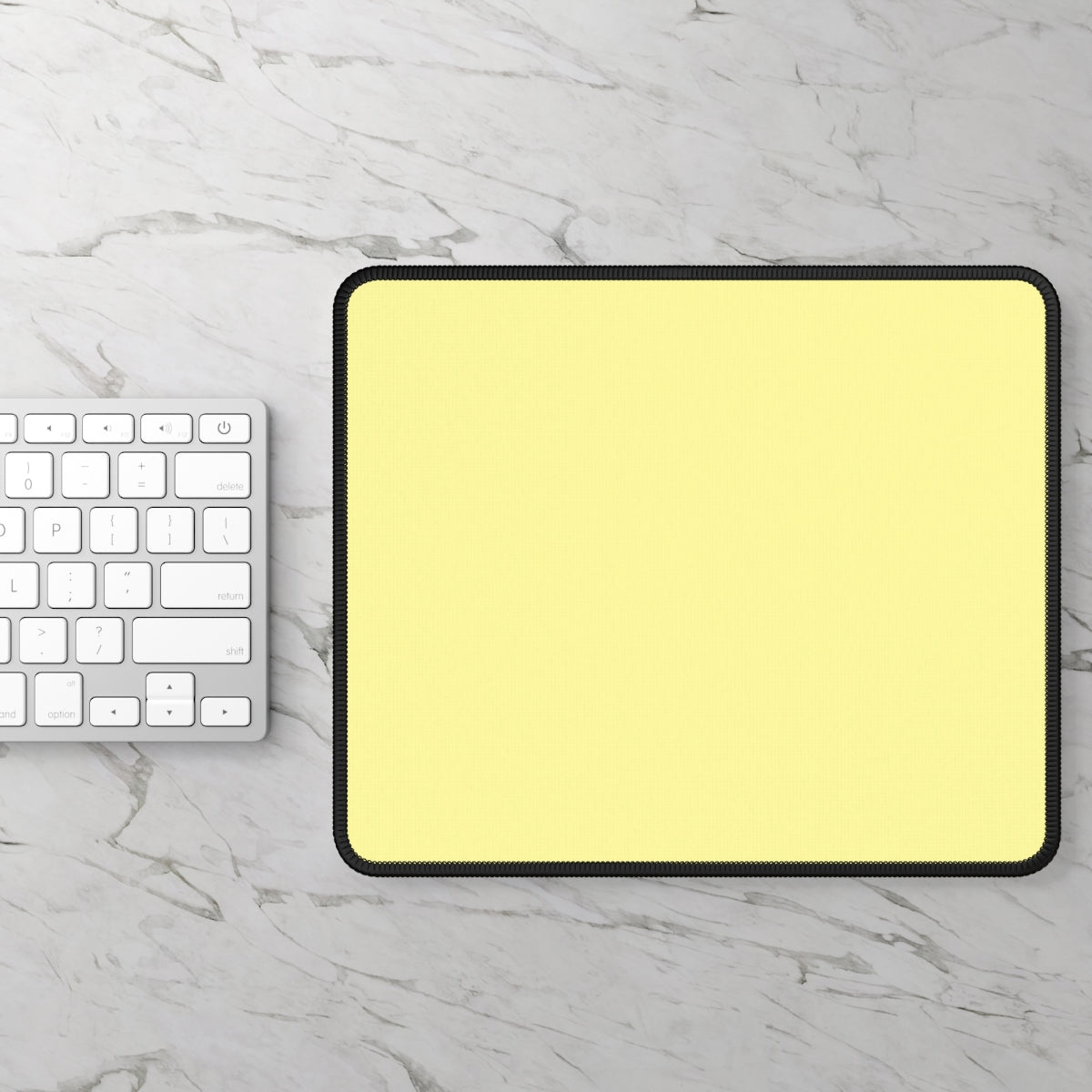 Pastel Yellow Gaming Mouse Pad - Desk Cookies