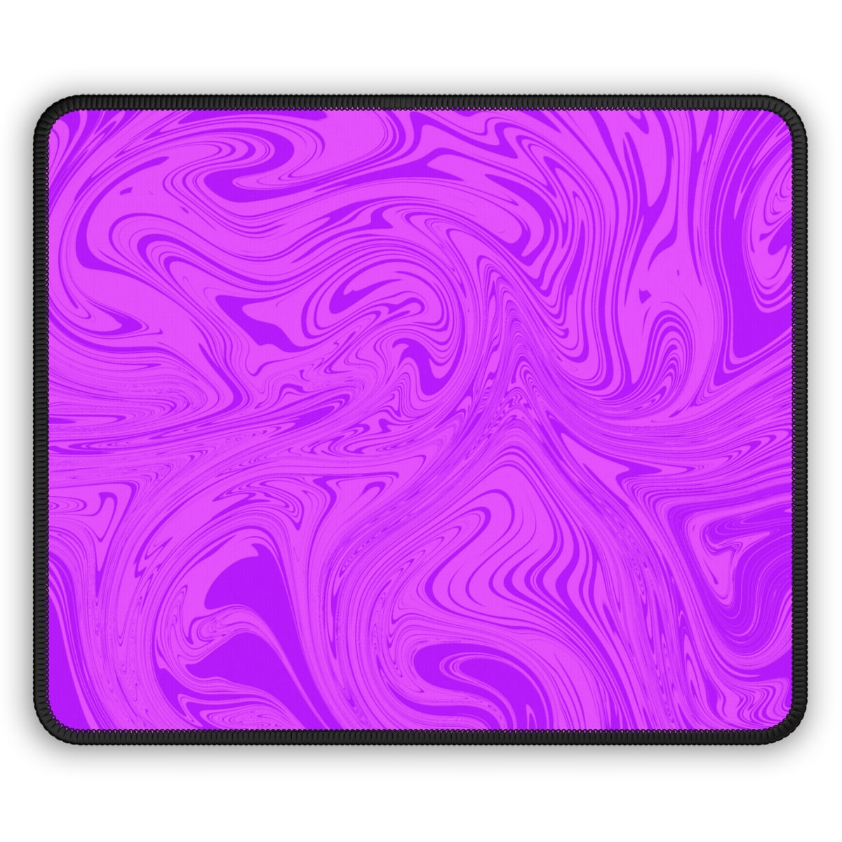 Purple Swirl Gaming Mouse Pad - Desk Cookies
