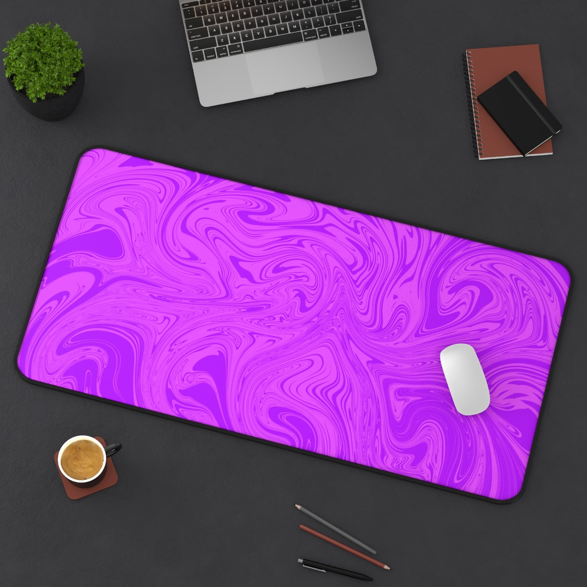 Purple best sale desk mat