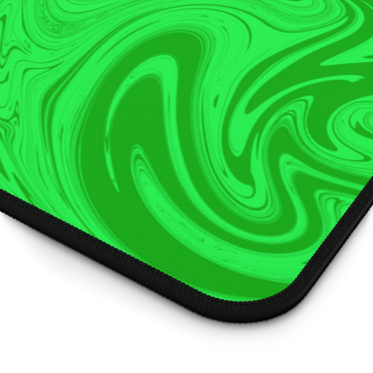 Green Swirl Desk Mat - Desk Cookies