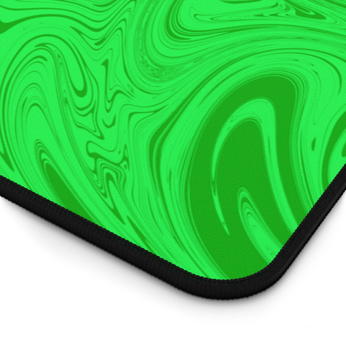 Green Swirl Desk Mat - Desk Cookies