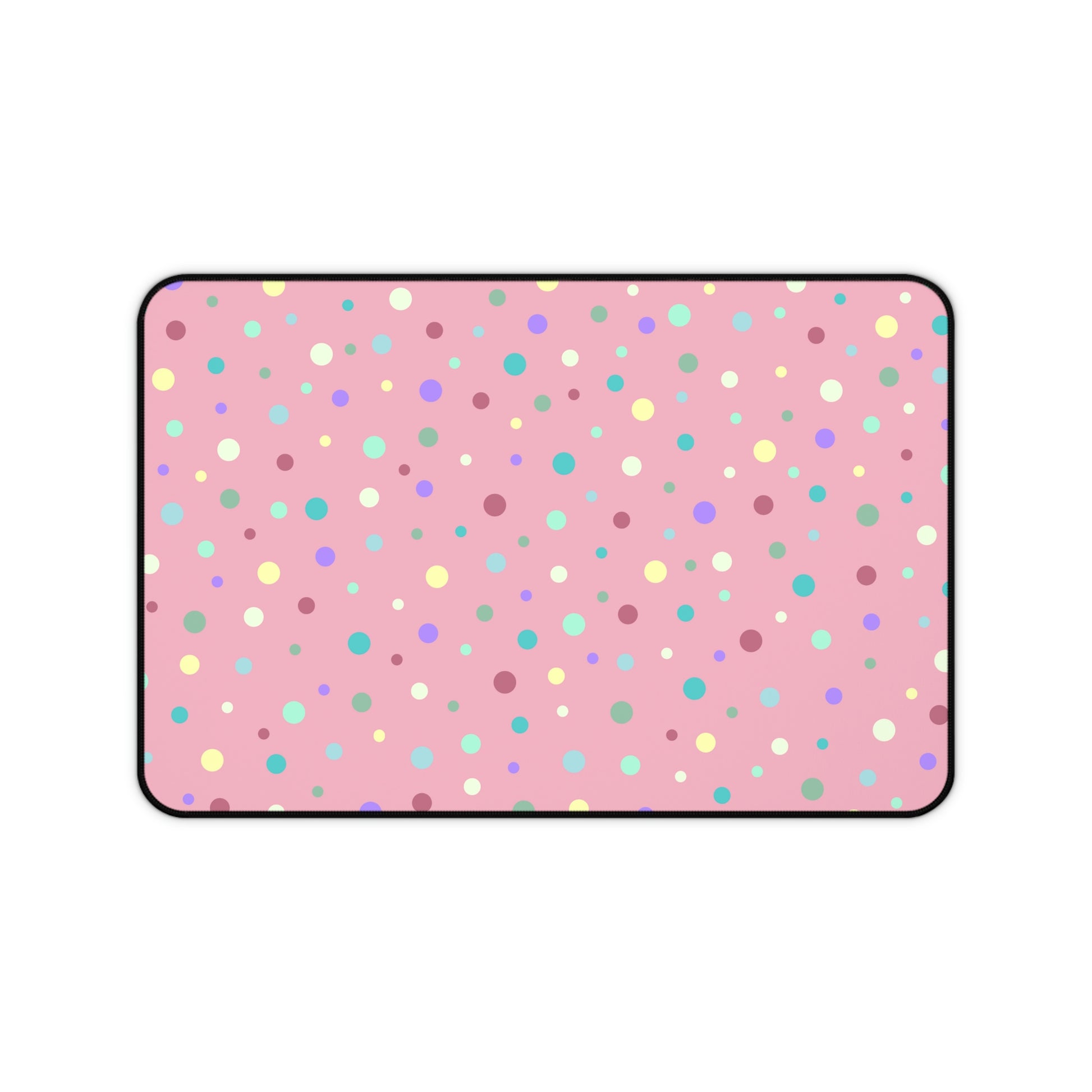 Colorful Dots Desk Mat - Desk Cookies