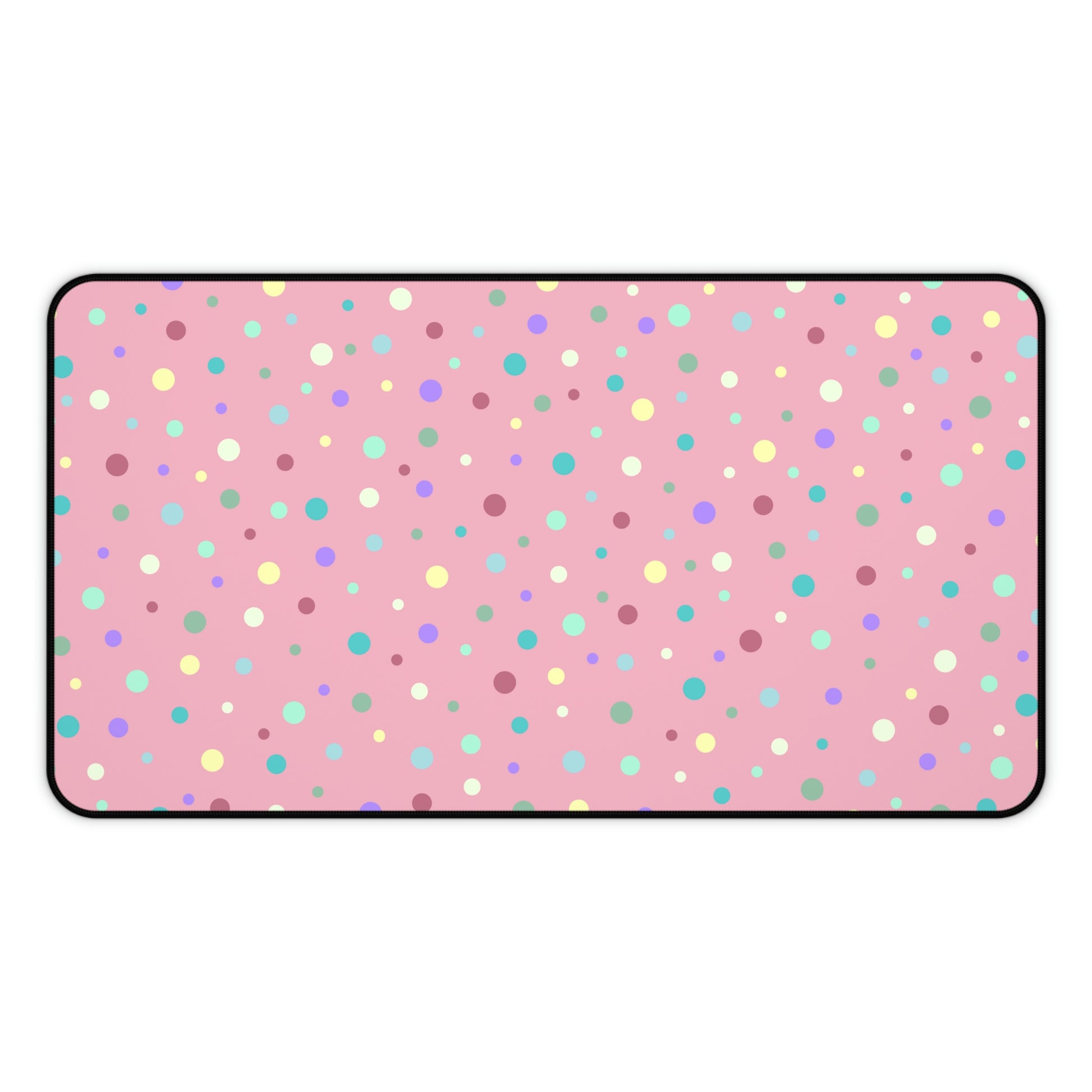 Colorful Dots Desk Mat - Desk Cookies