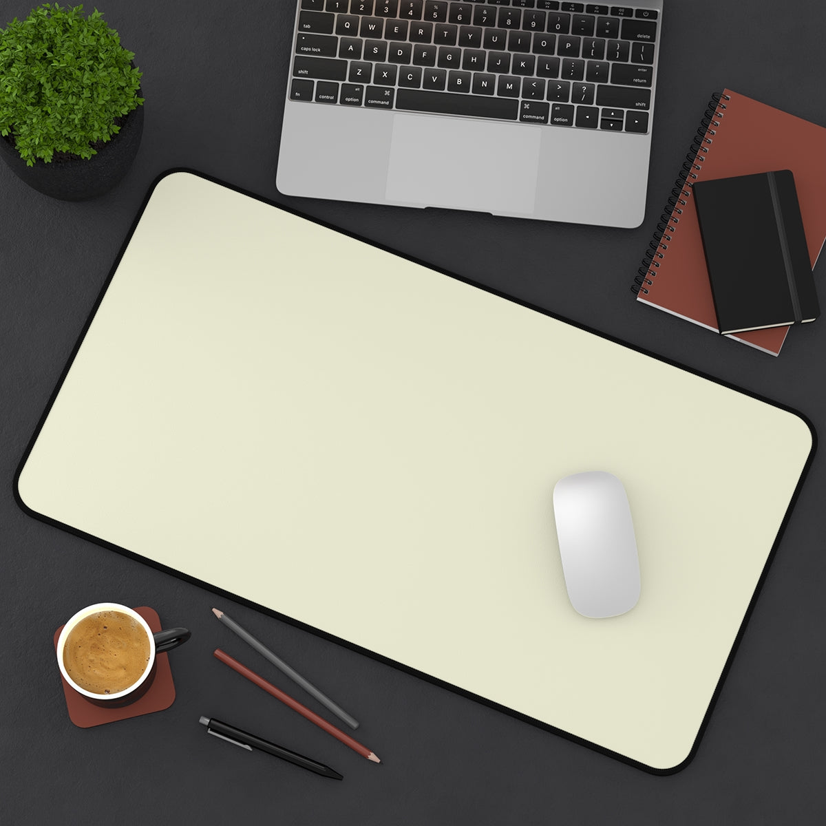 Beige Desk Mat - Desk Cookies