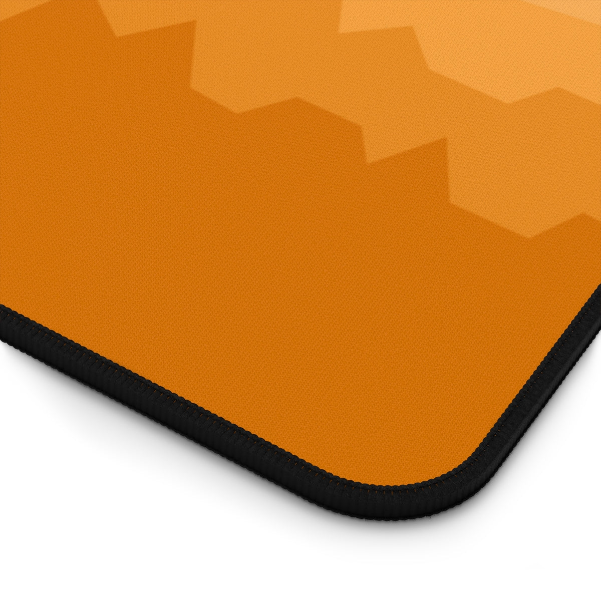 Orange Abstract Mountains Desk Mat - Desk Cookies