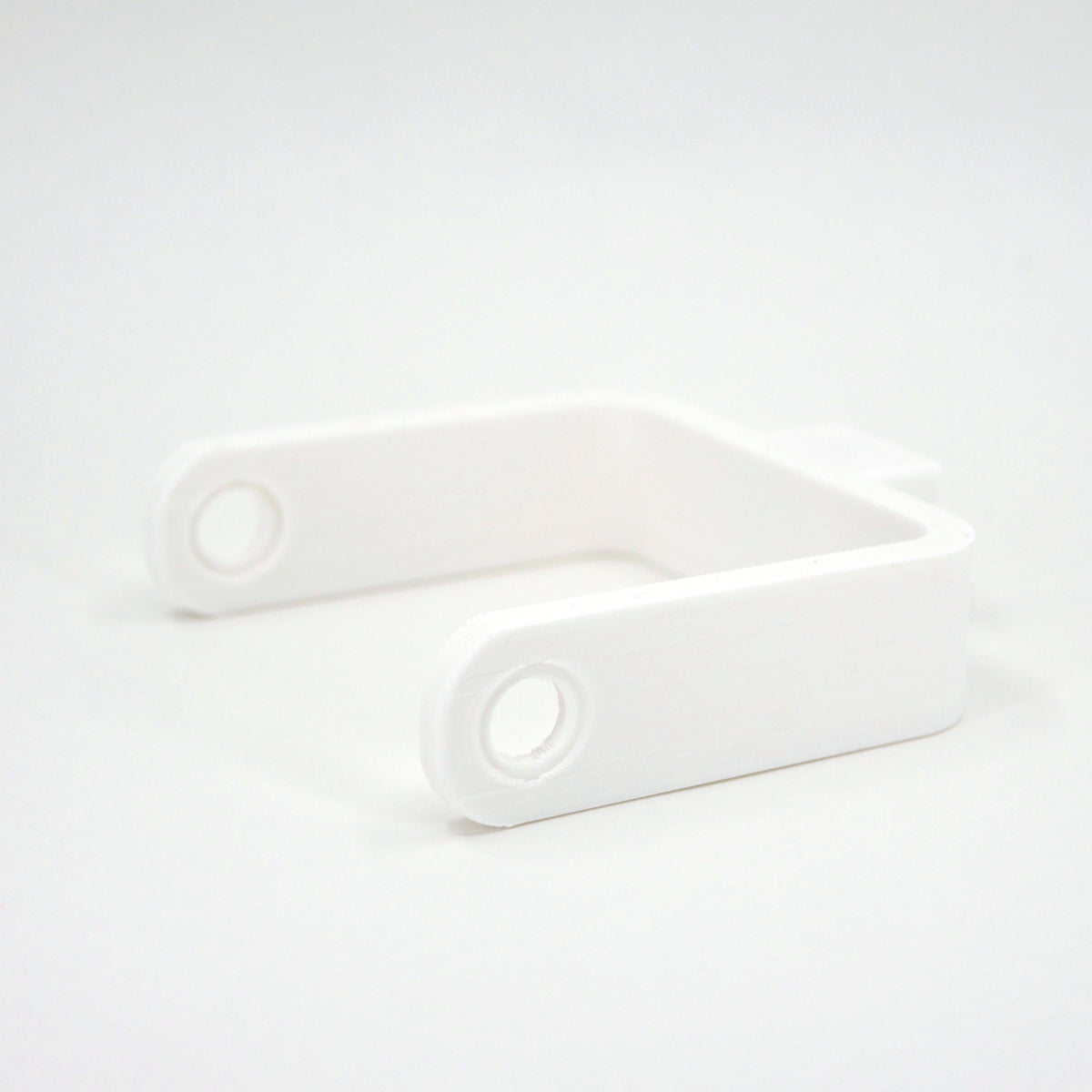 A white microphone mount for the FIFINE K678 microphone.